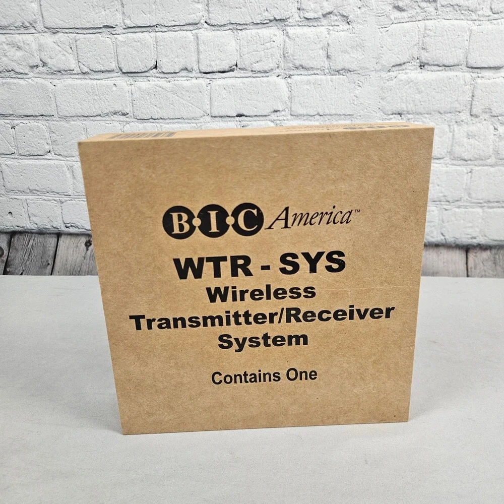 BIC America WTR-SYS‎ Wireless Transmitter Receiver System for Subwoofers Audio